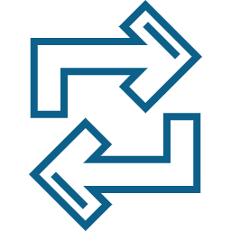 Icone adaptabilitat blue